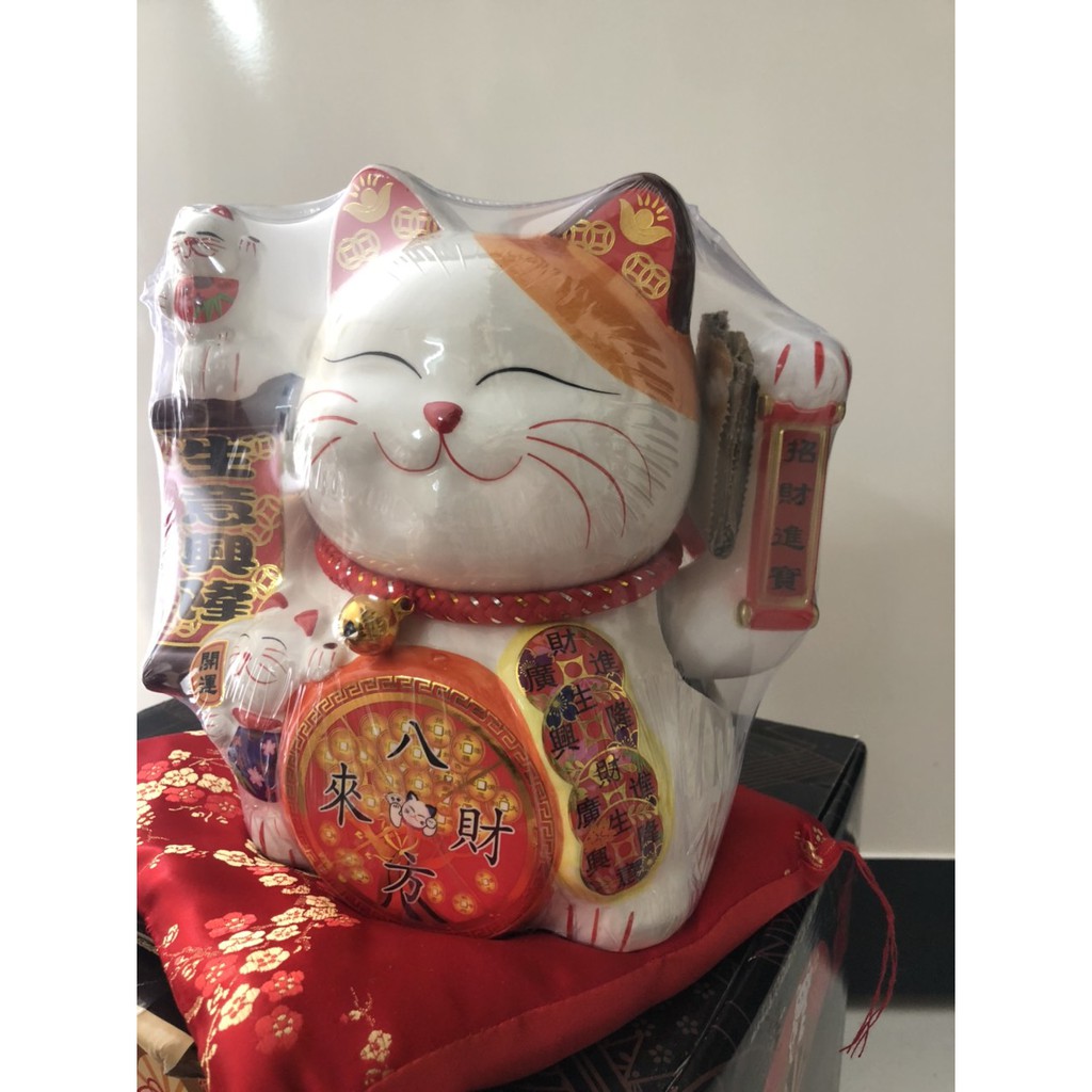 mèo vẫy cỡ đại - mèo vẫy đại phúc - phát tài cao 20cm