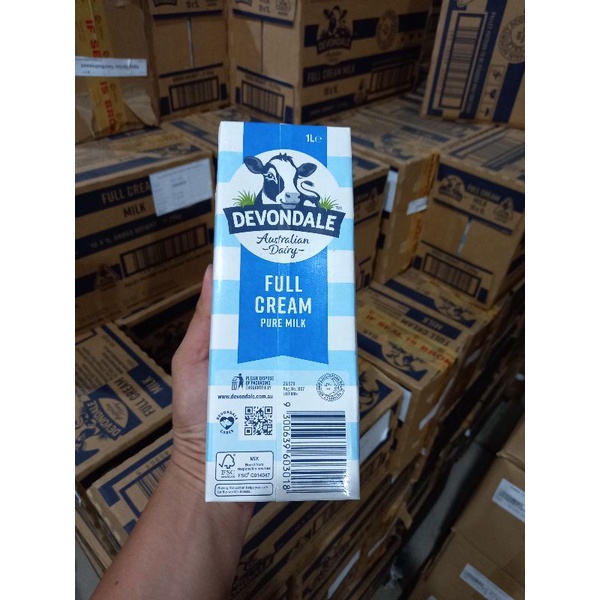Sữa Tươi Devondale FULL CREAM 1LIT Thùng 10Hộp