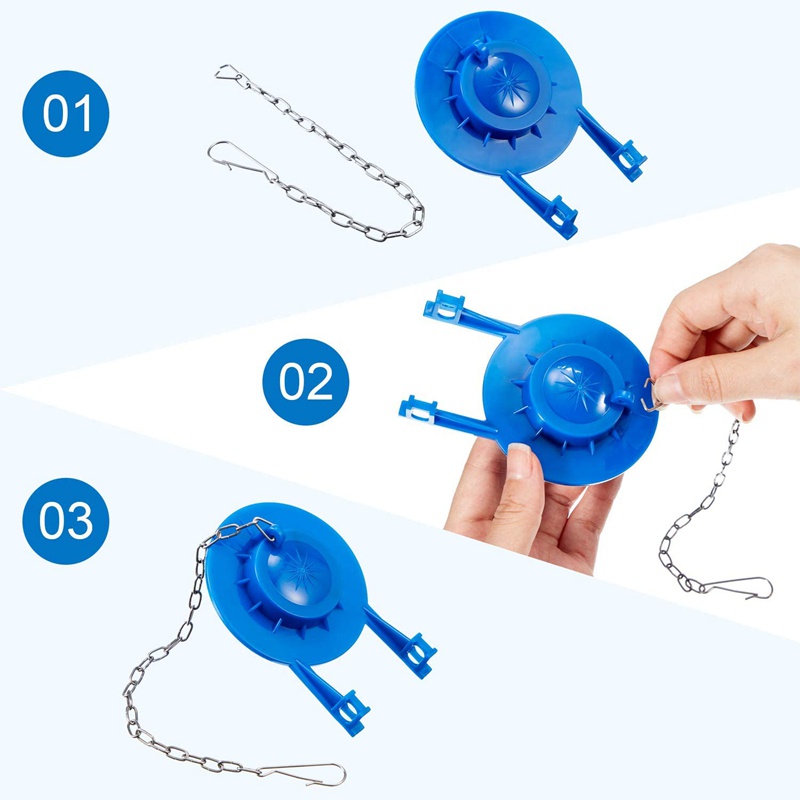 Set 10 dây xích inox thay thế cho toilet