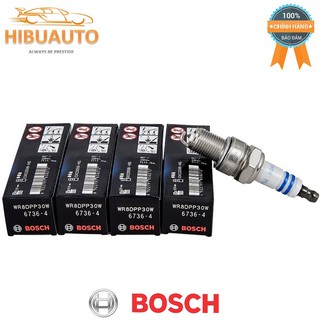 Bộ 4 bugi bạch kim bosch wr8dpp30w tip 21 hibuauto