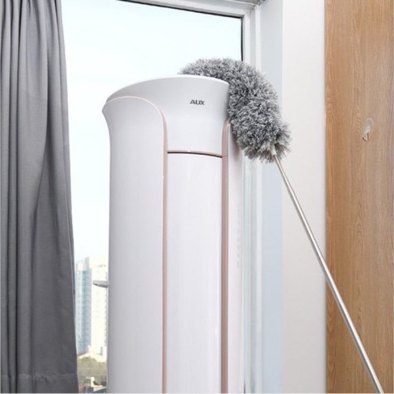 CÂY CHỔI LÔNG QUÉT BỤI CÁN INOX CAO CẤP GẬP DC TỚI 90 độ