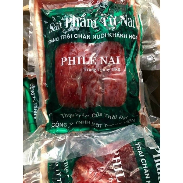 1kg Thịt Nai Phile siêu ngon | Hàng Sẵn Giao Ngay [Ship Hỏa Tốc HCM]