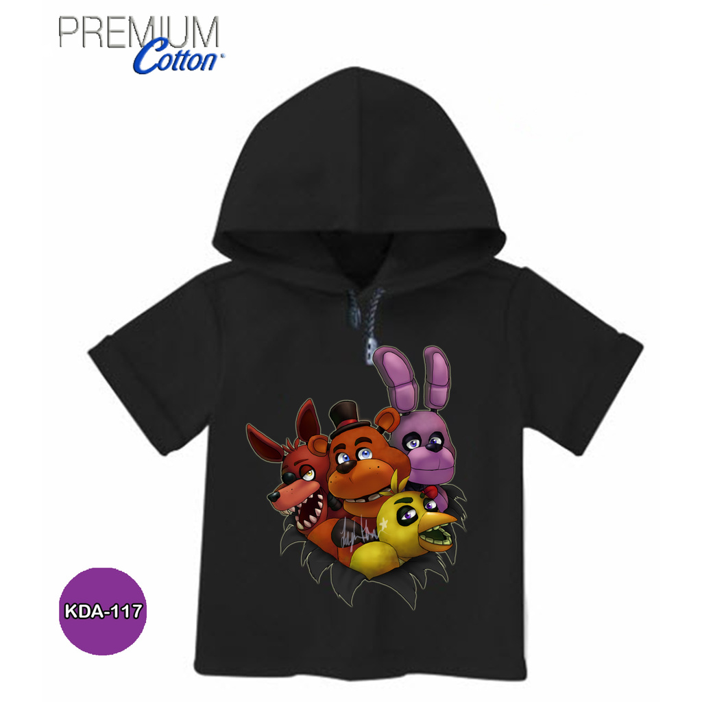 Áo Hoodie In Hình Five Night At Freddy 3d Chất Liệu Cotton Cao Cấp Dành Cho Trẻ Em 117