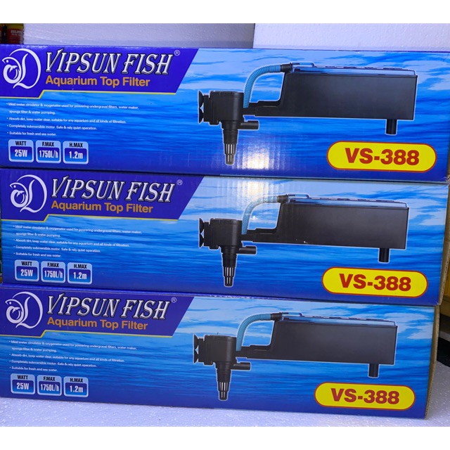 Máy Bơm Lọc Máng Hồ Cá Vipsun VS-188, VS-288, VS388, VS-203, VS-680, VS-7800, VS-9800, VS-10800