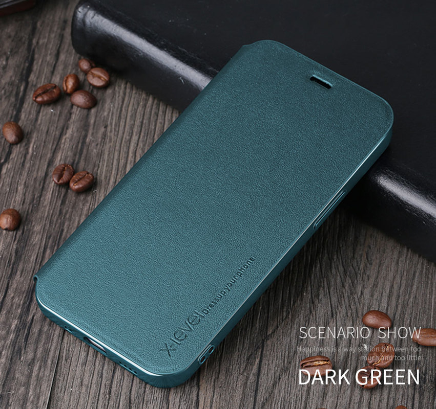 Bao da điện thoại nắp lật siêu mỏng phong cách doanh nhân cho iPhone 12/12 Pro/12 Mini/12 Pro Max 11/11 Pro/11 Pro Max X | BigBuy360 - bigbuy360.vn