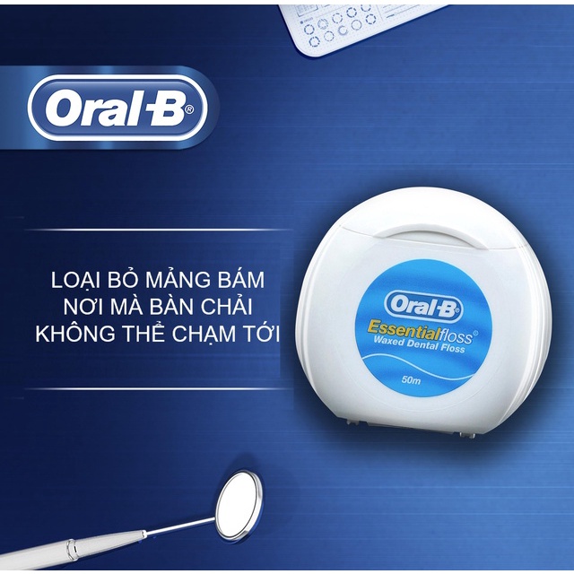 Chỉ nha khoa Oral-B Essential Floss 50m