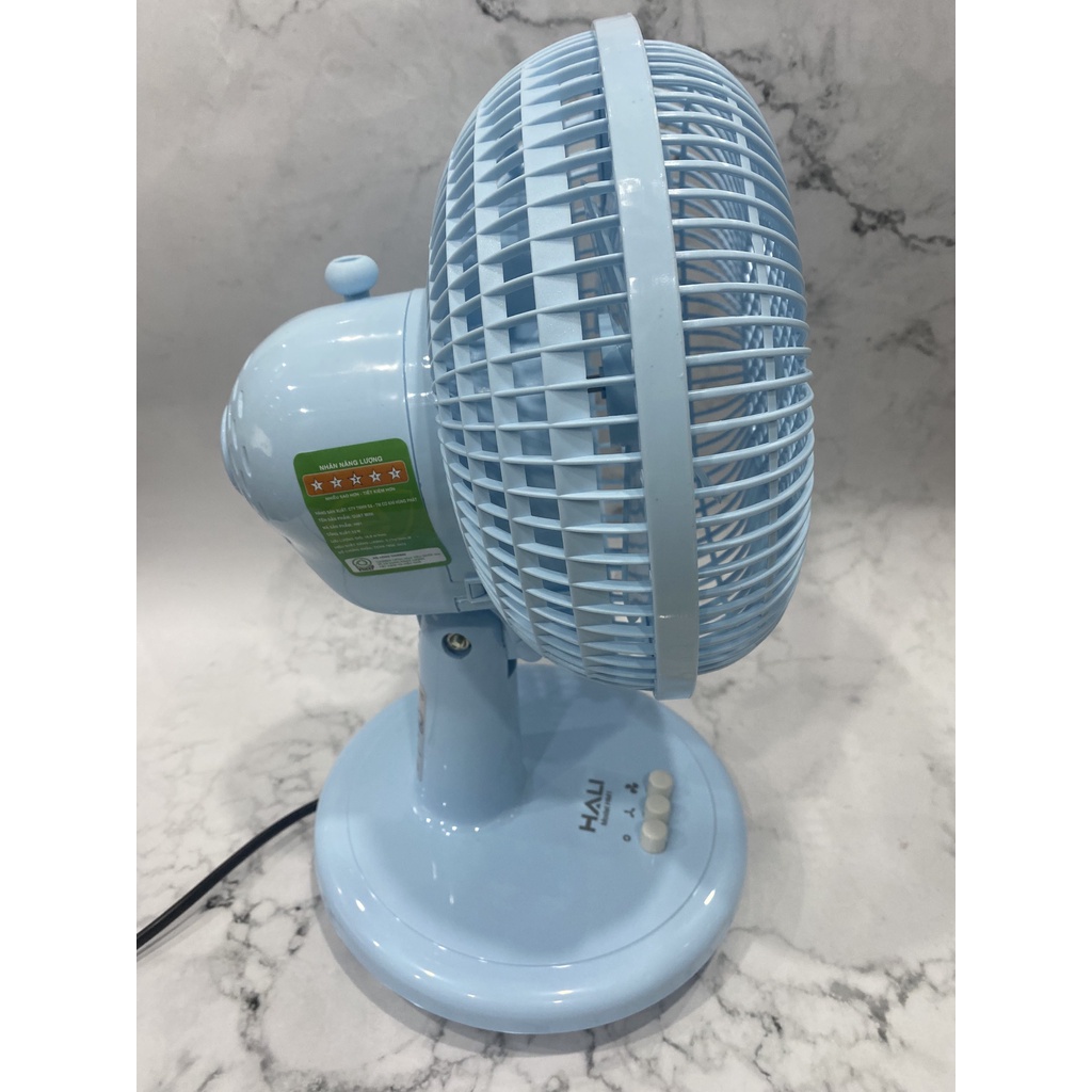 Quạt mini để bàn Hali HM1 công suất 22W, 3 tốc độ gió, thiết kế nhỏ gọn - Hàng chính hãng - Bảo hành 12 tháng
