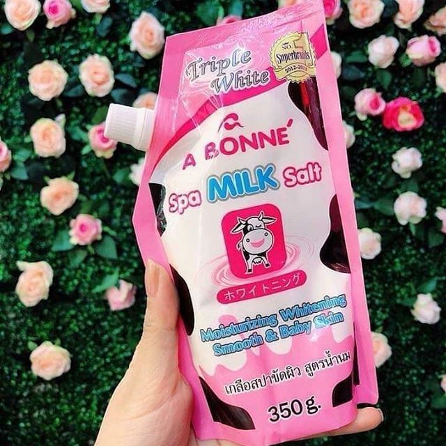 Muối Tắm Con Bò Tẩy Tế Bào Chết A Bonne Spa Milk Salt 350gr - Thái Lan