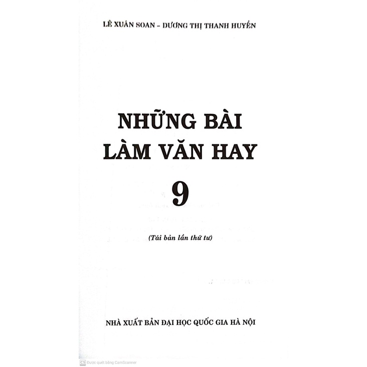 Sách - Những bài làm văn hay 9