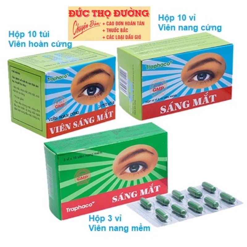 Viên Sáng Mắt Traphaco - Sáng Mắt, Khỏe Mắt