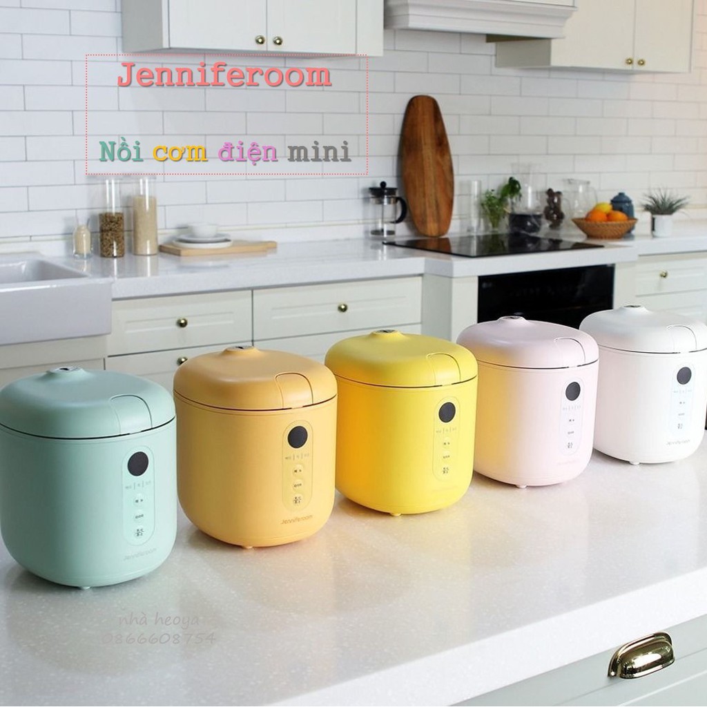 NỒI CƠM ĐIỆN MINI JENNIFEROOM MACARON HÀN QUỐC