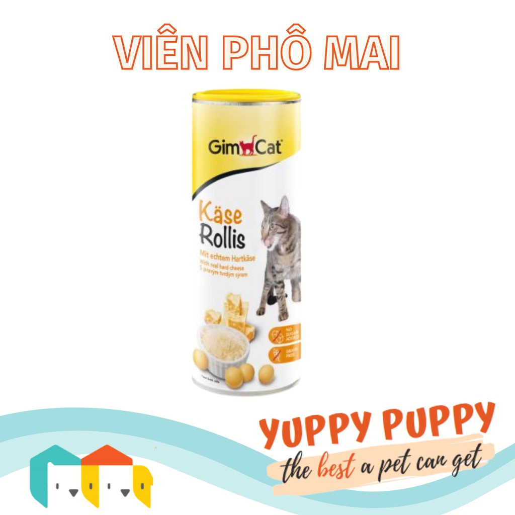 [𝐆𝐢𝐚́ 𝐡𝐮𝐲̉ 𝐝𝐢𝐞̣̂𝐭] Gimcat Viên thưởng cho mèo size tiết kiệm: Phô mai dinh dưỡng và Cỏ mèo Grass bite tiêu búi lông