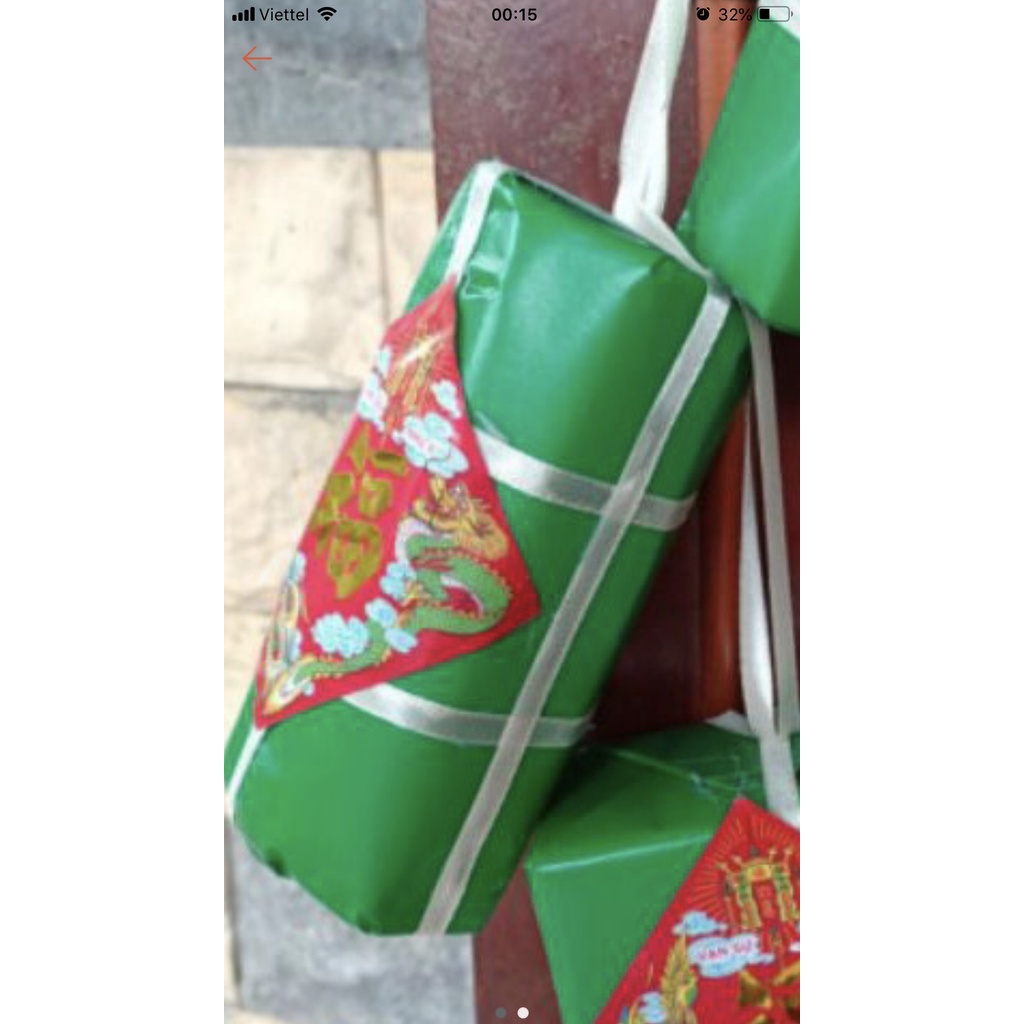 Mô hình bánh chưng( bánh trưng )bánh tét (giò chả) mini trang trí siêu đẹp