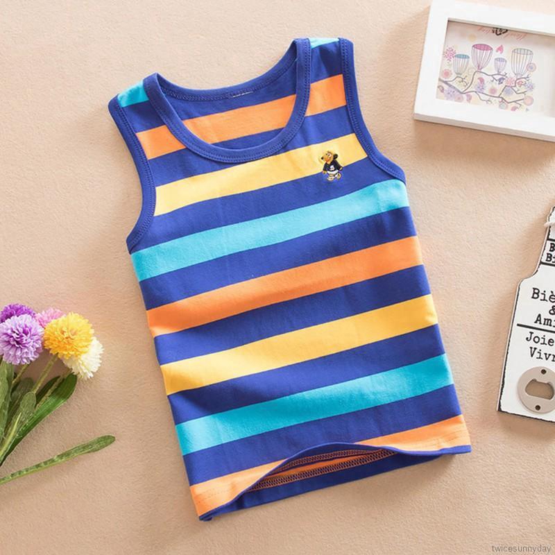 Áo thun cộc tay cổ tròn đáng yêu cho bé