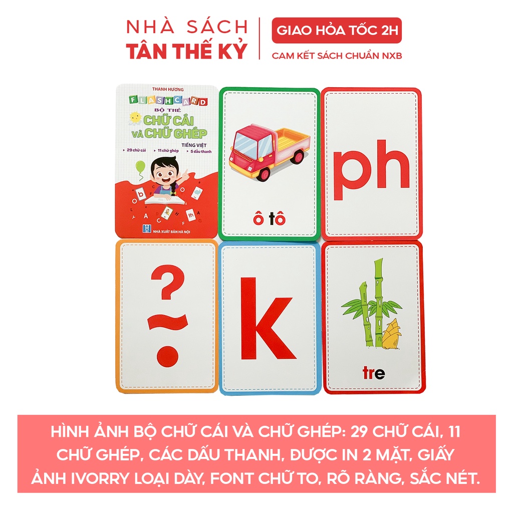 Bộ thẻ Flashcard Việt Hà hành trang cho bé vào lớp 1