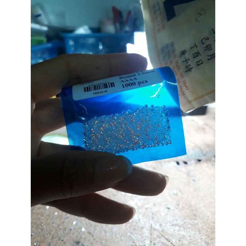Đá Trang Sức cao cấp 1.5mm combo sỉ 500 viên