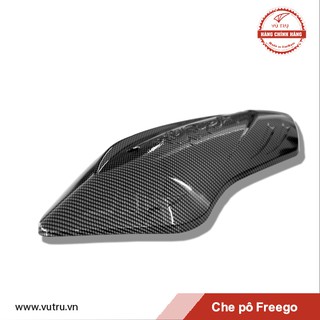 Che Pô (Ốp Pô) Xe Freego Mạ Crom, Carbon - Chính Hãng Universe