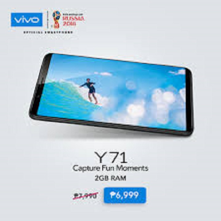 ĐIỆN THOẠI VIVO Y71 3GB/32GB ĐỦ MÀU, GIÁ RẺ NHẤT