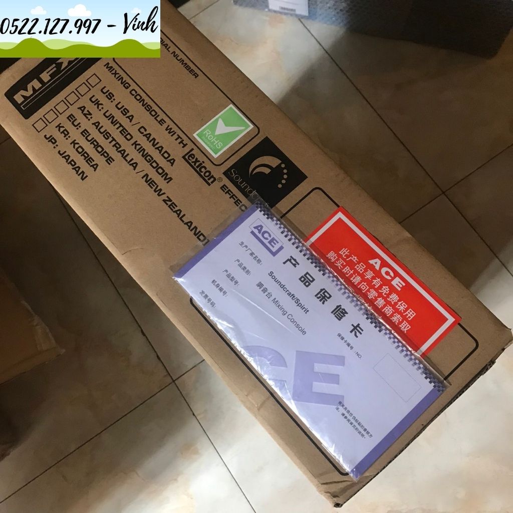 Mixer bàn Soundcraft MFX 12/2 - sản phẩm nhập khẩu loại 1 - Gia Khang Shop