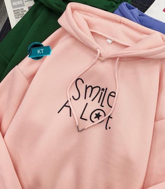 Áo hoodie Smile Lot KTH1119