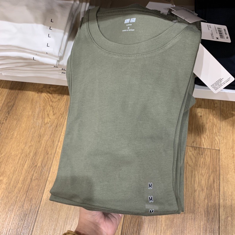 Áo Thun Cotton In Chữ Supima Uniqlo Cá Tính Cho Nam