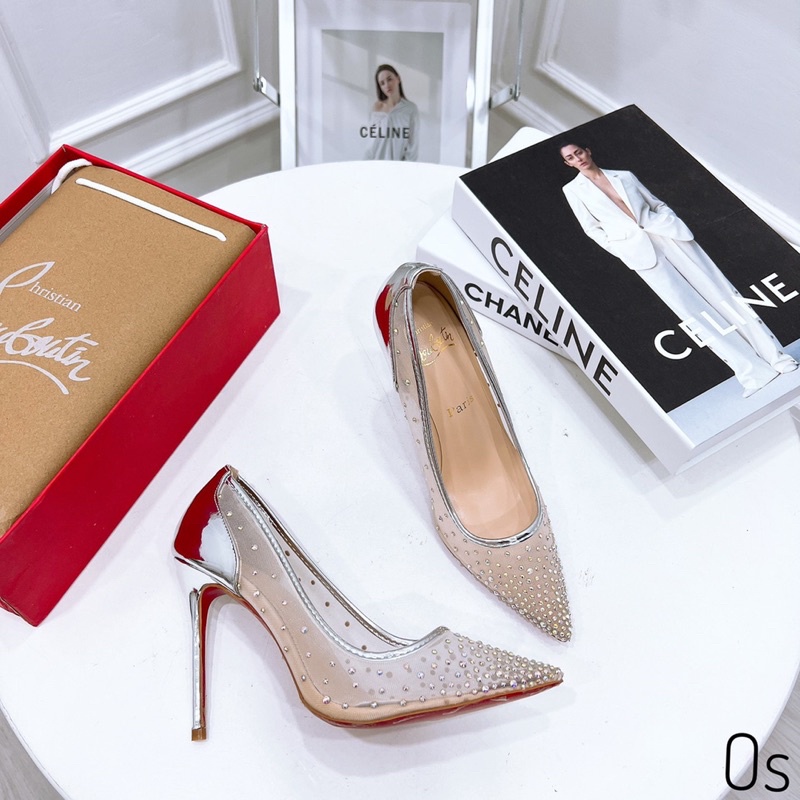 Giày cao gót lbt full đá 9p fullbox