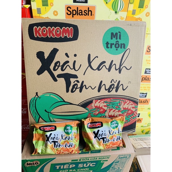 Thùng mì trộn kokomi xoài xanh tôm nõn 30 gói x 86g | WebRaoVat - webraovat.net.vn