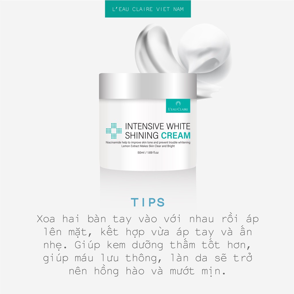 Kem dưỡng da căng bóng chuyên sâu Intensive White Shining Cream dưỡng da mịn màng | BigBuy360 - bigbuy360.vn
