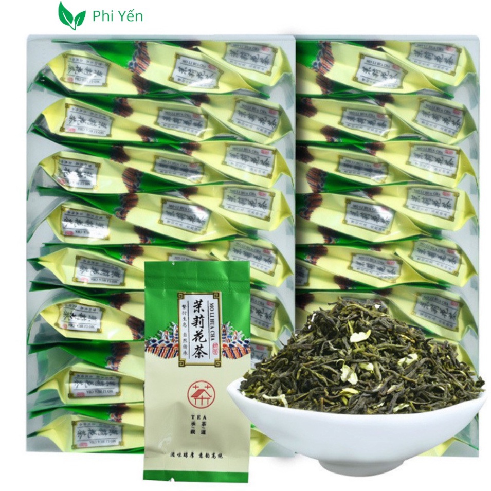 Trà Thiết Quan Âm hoa nhài hộp nhựa gói nhỏ hút chân không loại mới ngon  PTAHN105