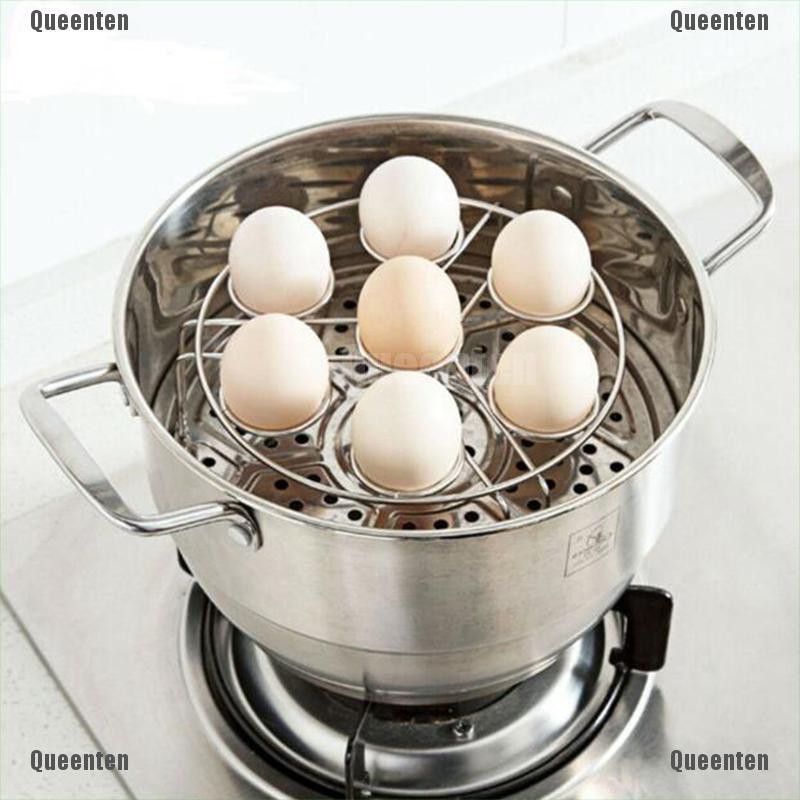 Khay Hấp Trứng 7 Ngăn Bằng Thép Không Gỉ Tiện Dụng