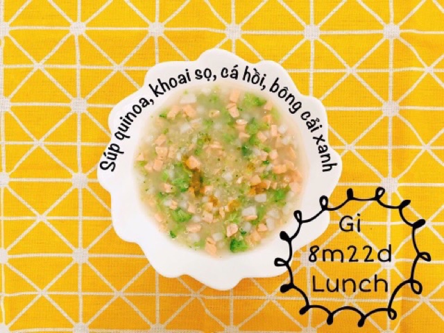 Combo nấu soup quinoa cho bé Quinoa/bột bắp