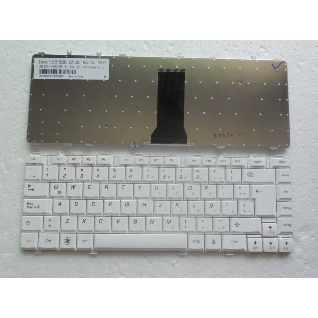 (KEYBOARD) BÀN PHÍM LAPTOP LENOVO Y450 dùng cho Ideapad V460 Y450 B460 Y460 Y450A Y450G Y550 Y560 (Đen)