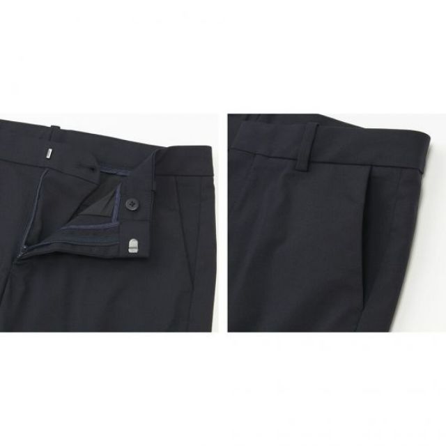 Quần tây Uniql0 stretch cropped dáng lửng