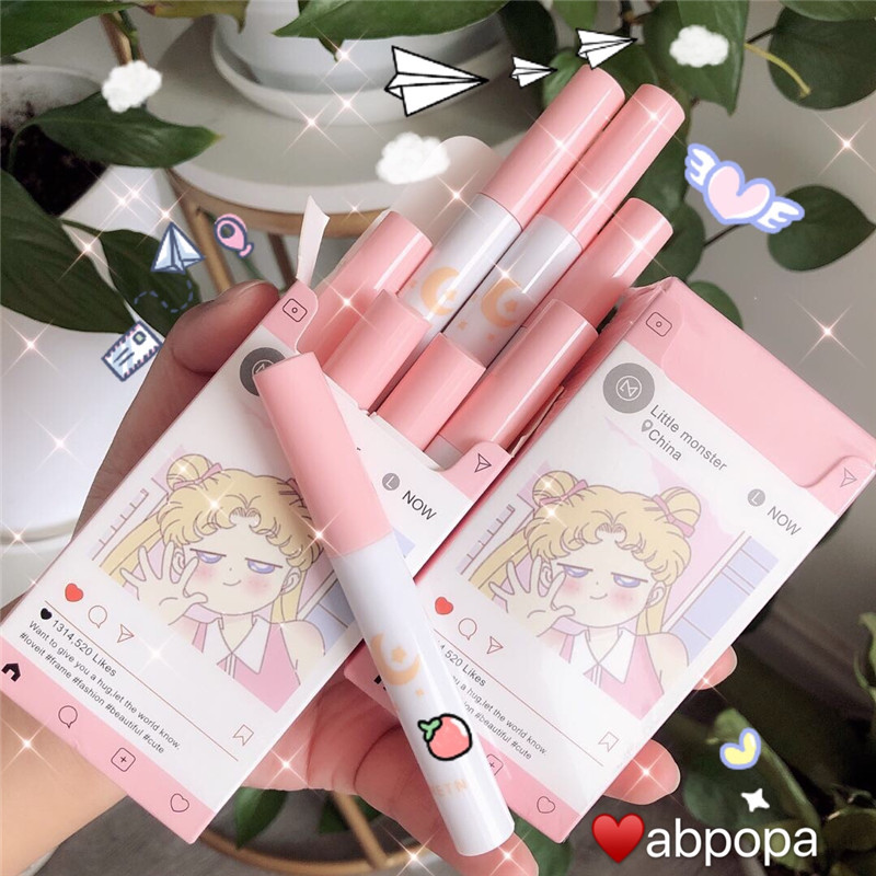 [Hàng mới về] Set 8 son môi kháng nước lâu trôi hương trái cây dễ chịu