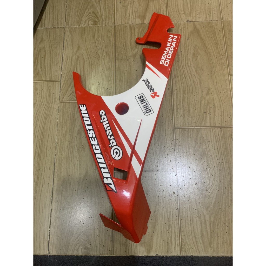 mỏ cày xe exciter 150 màu đỏ tem trắng