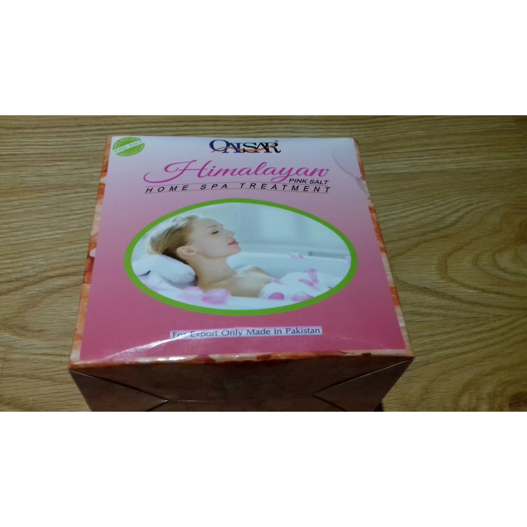 Hộp Muối Tắm Himalaya 1kg. 10 gói nhỏ. Tẩy sạch tế báo chết. Trị Viêm nang lông, viêm lỗ chân lông. | BigBuy360 - bigbuy360.vn