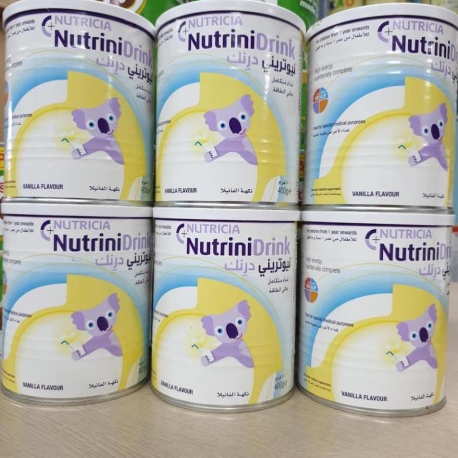 Combo 3 Lon Sữa bột NutriniDrink nhập khẩu nguyên lon từ Đức 400g DATE 2021