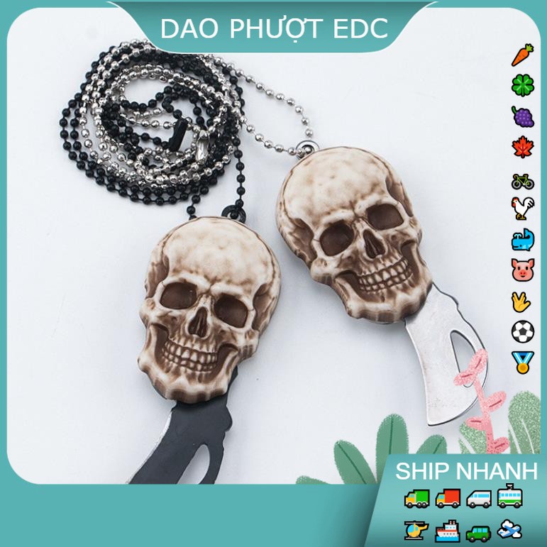 Dao Nhỏ Gấp Đầu Râu - Treo Móc Khóa