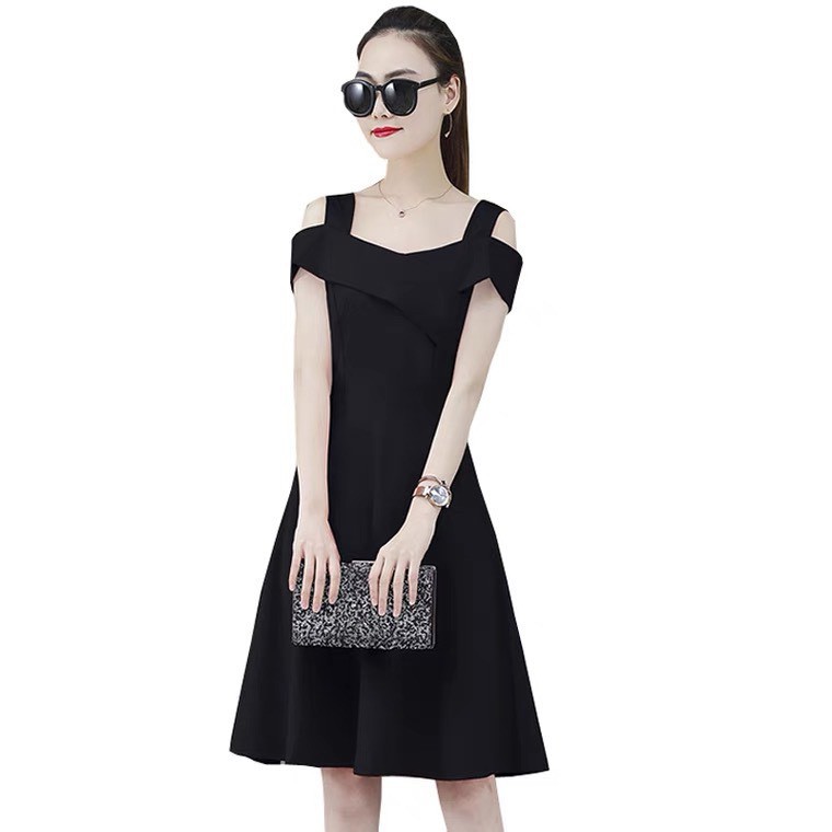 Váy Nữ Trễ Vai, Đầm Nữ Thời Trang Dáng Xòe, Trễ Vai Sang Chảnh | BigBuy360 - bigbuy360.vn