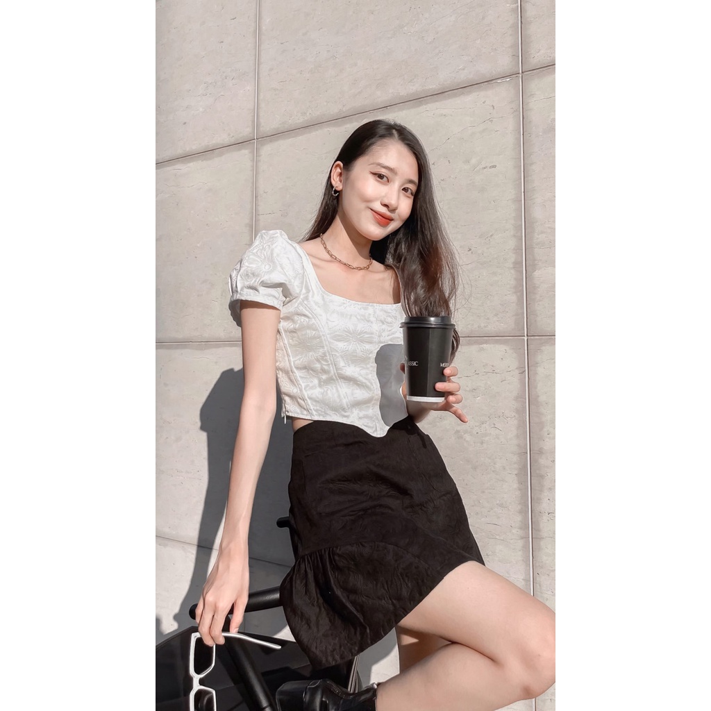 Áo kiểu công chúa hoạ tiết Snow White top SODA POP