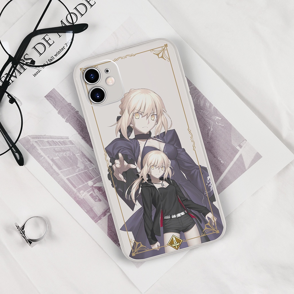 Ốp Điện Thoại Silicon Chống Rơi Chống Sốc Hình Fate/Grand Order Cho iPhone 11Pro Xs 7Plus Sebar FGO