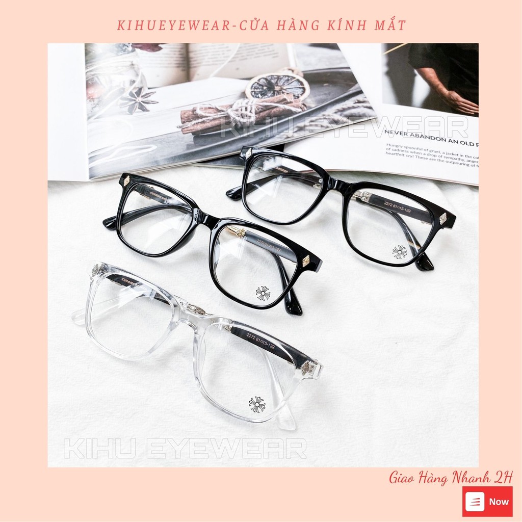 Gọng Kính nhựa vuông nam nữ Chrome Hearts KH.2272