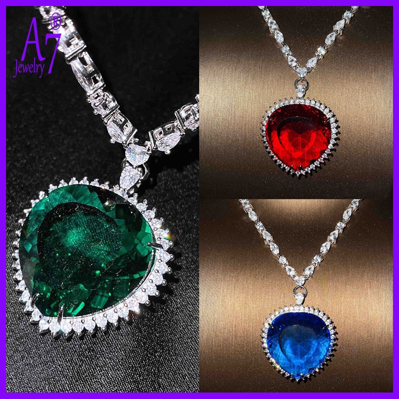 Vòng cổ mạ bạc 925 mặt hình trái tim thời trang