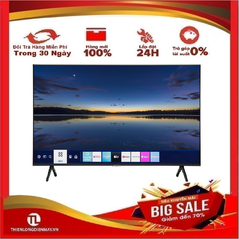 MIỄN PHÍ GIAO HÀNG HCM - Smart Tivi Samsung 4K 43 inch UA43TU7000