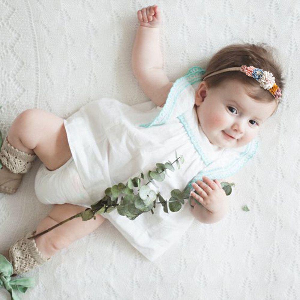 ❈Rowan❈ Băng Đô Ngọc Trai Dễ Thương Cho Bé|Băng Đô Cài Tóc Đính Hoa Cho Bé Gái