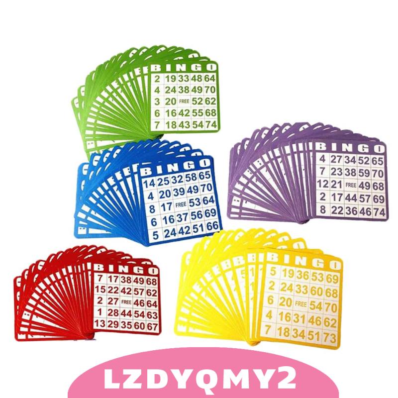 Bộ 100 Thẻ Bài Trò Chơi Bingo Vui Nhộn