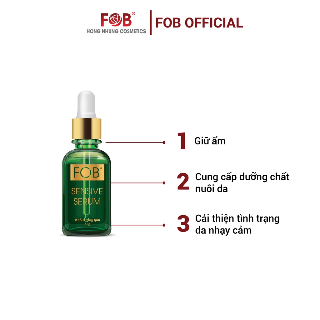 Giữ ẩm - chăm sóc da nhạy cảm - FOB® SENSIVE SERUM