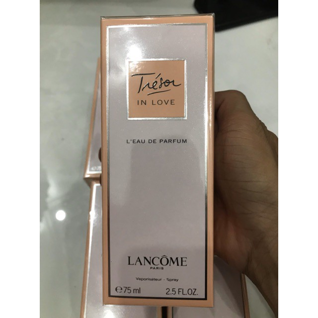 [HÀNG CHÍNH HÃNG] NƯỚC HOA LANCOME TRESOR IN LOVE 75ML FULL SEAL [HOÀN TIỀN GẤP 1000%]