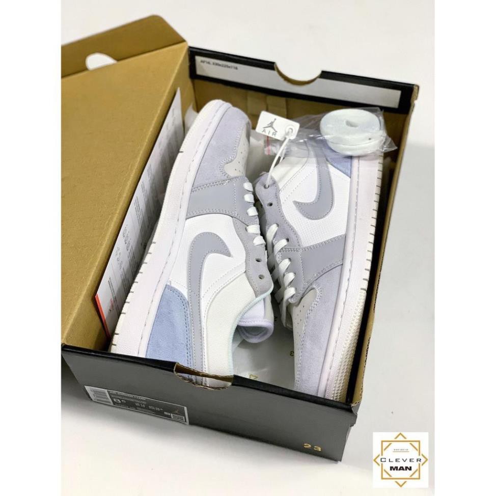 (FULLBOX) Giày thể thao AIR JORDAN 1 low Paris cổ thấp xám xanh cực đẹp CỰC ĐẸP