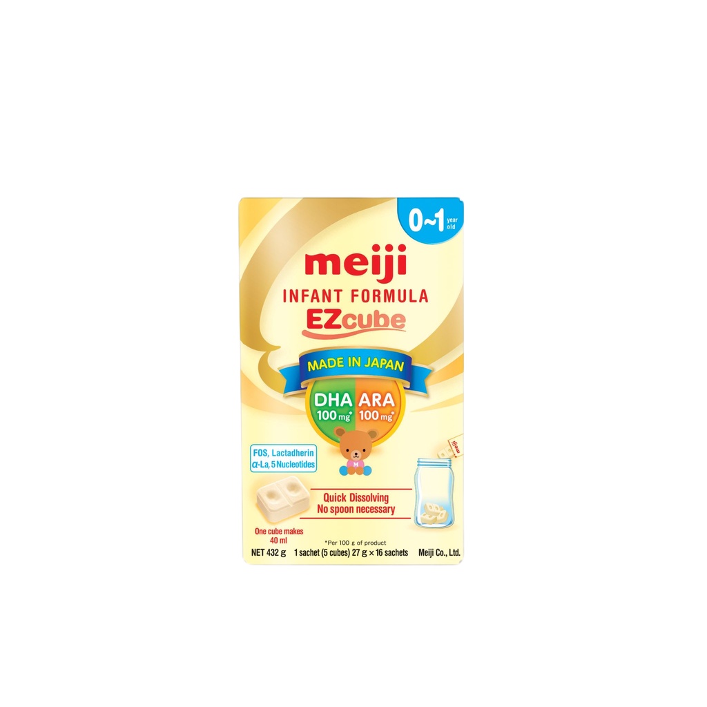 Combo 2 Sữa Meiji Mama Milk (350g) và 1 Sữa dạng thanh Meiji Infant Formula EZcube (432g)